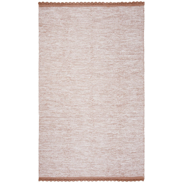 SAFAVIEH Montauk Collection MTK615F Handwoven Brown Rug Image 1