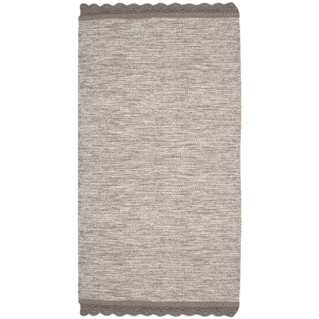 SAFAVIEH Montauk Collection MTK615M Handwoven Grey Rug Image 2