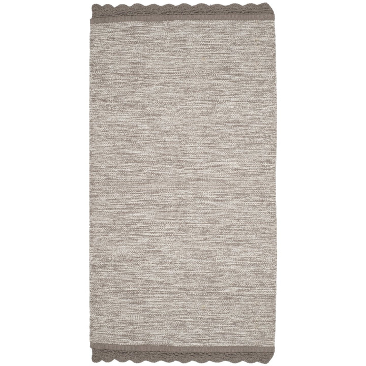 SAFAVIEH Montauk Collection MTK615M Handwoven Grey Rug Image 2