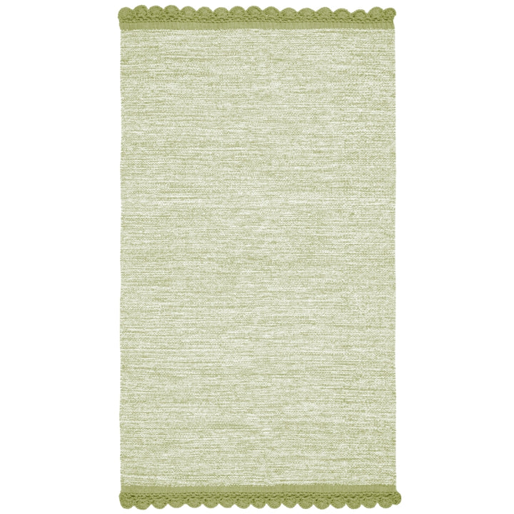 SAFAVIEH Montauk Collection MTK615G Handwoven Green Rug Image 6