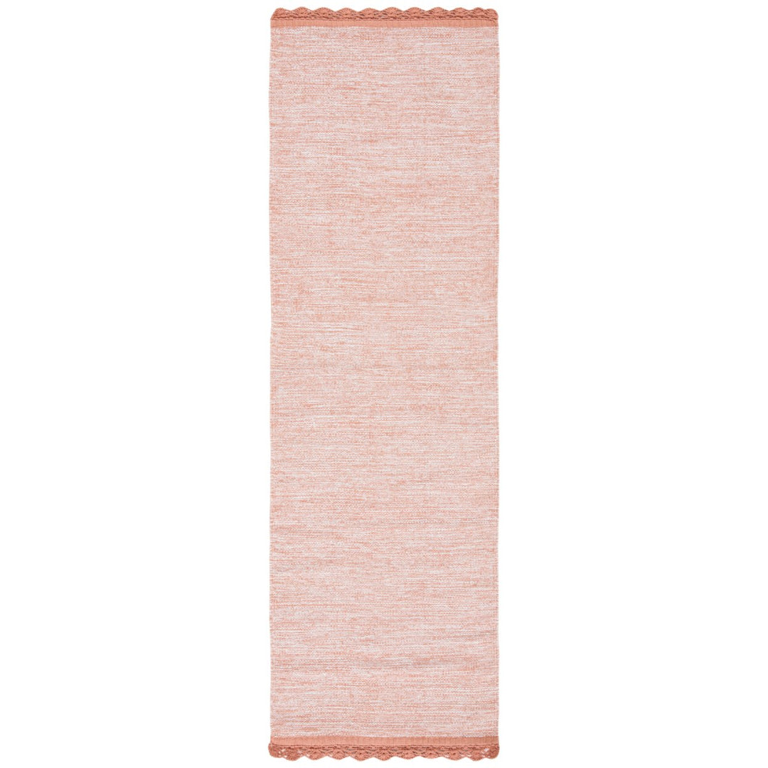 SAFAVIEH Montauk Collection MTK615O Handwoven Peach Rug Image 3