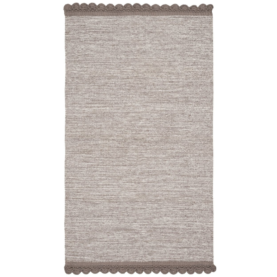 SAFAVIEH Montauk Collection MTK615M Handwoven Grey Rug Image 1