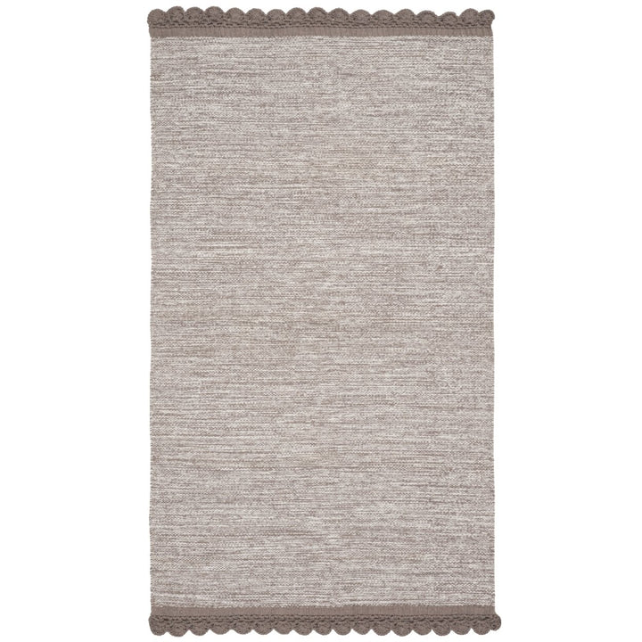 SAFAVIEH Montauk Collection MTK615M Handwoven Grey Rug Image 1