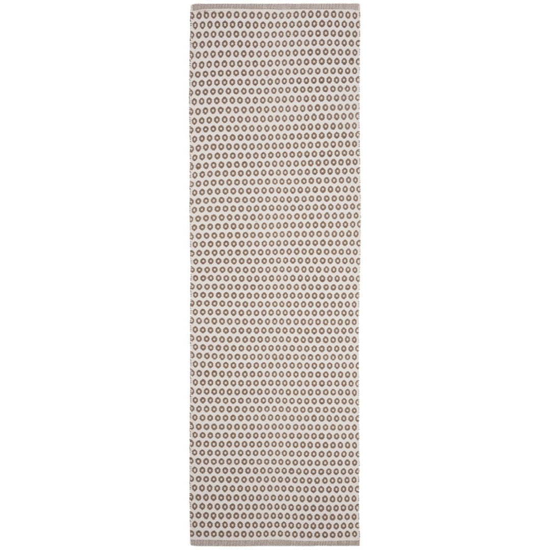 SAFAVIEH Montauk MTK616E Handwoven Taupe / Ivory Rug Image 1