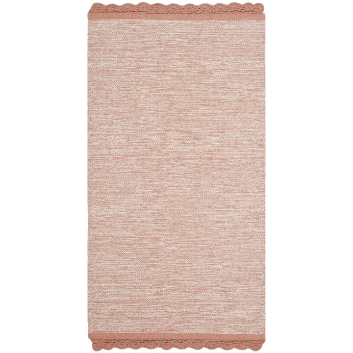 SAFAVIEH Montauk Collection MTK615O Handwoven Peach Rug Image 5