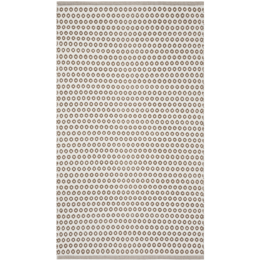 SAFAVIEH Montauk MTK616E Handwoven Taupe / Ivory Rug Image 5