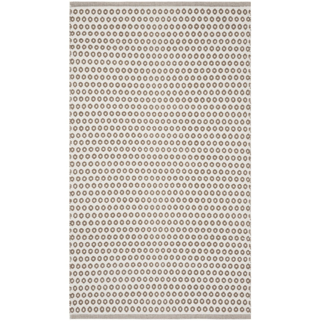 SAFAVIEH Montauk MTK616E Handwoven Taupe / Ivory Rug Image 1