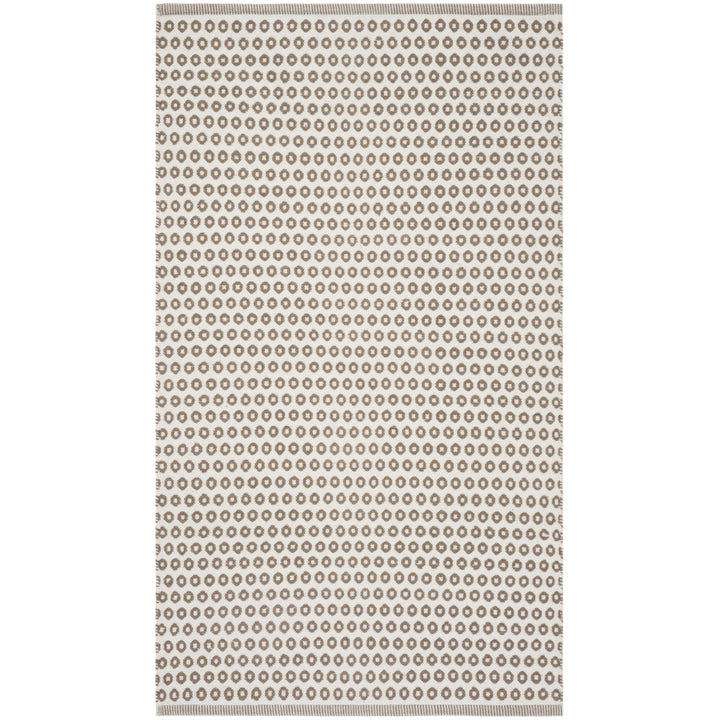 SAFAVIEH Montauk MTK616E Handwoven Taupe / Ivory Rug Image 1