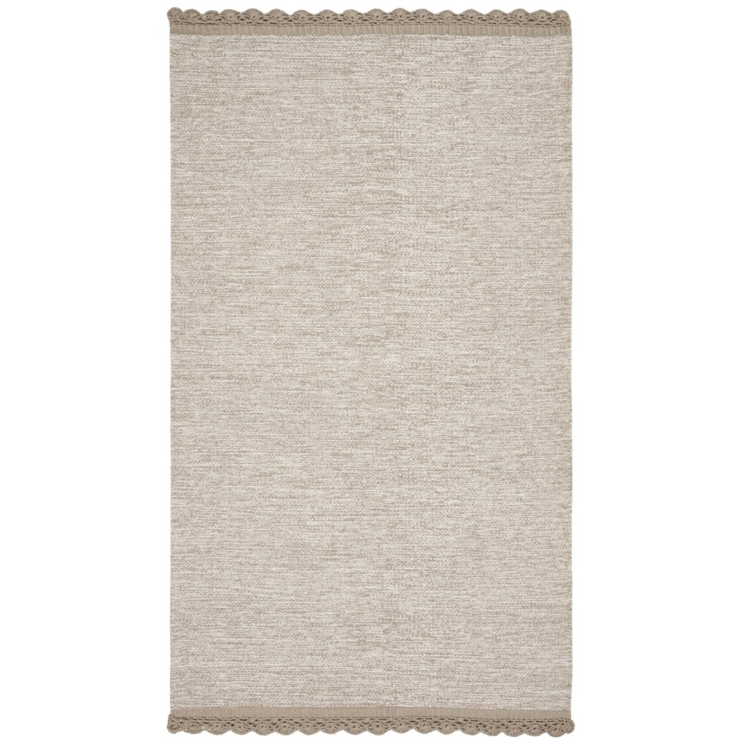 SAFAVIEH Montauk Collection MTK615R Handwoven Beige Rug Image 1