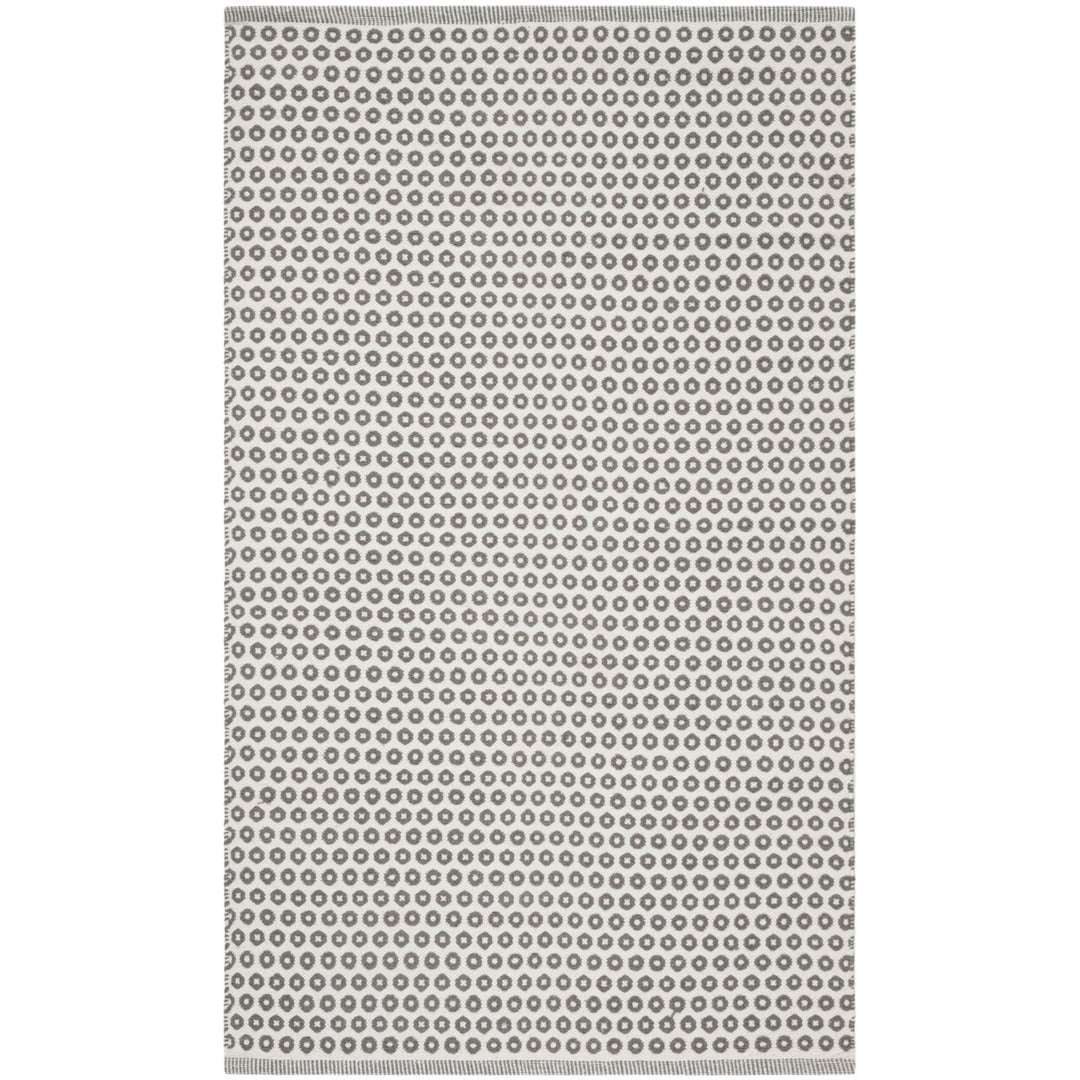 SAFAVIEH Montauk MTK616F Handwoven Grey / Ivory Rug Image 1