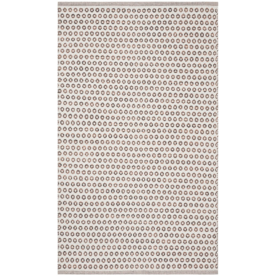 SAFAVIEH Montauk MTK616H Charcoal/Peach / Ivory Rug Image 1