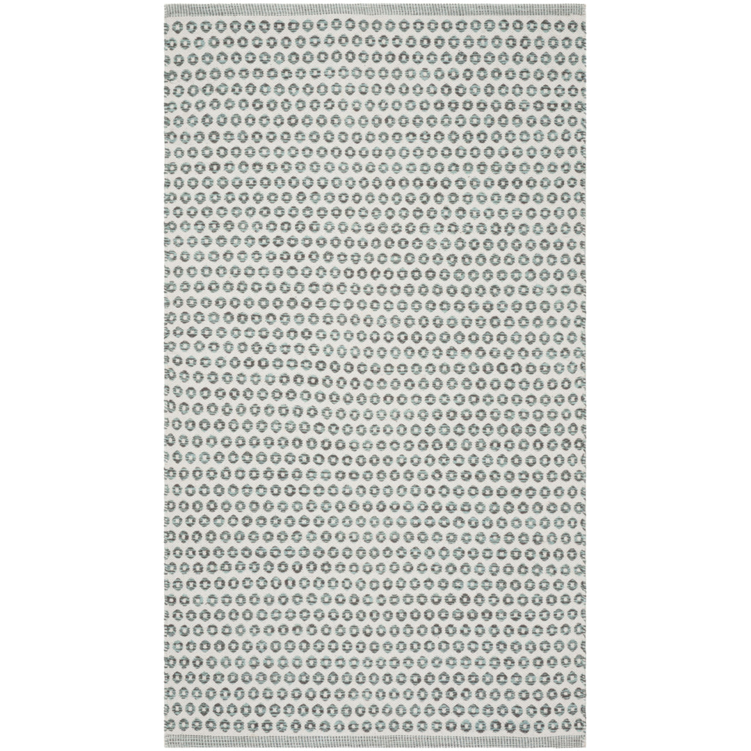 SAFAVIEH Montauk MTK616M Handwoven Slate / Ivory Rug Image 5