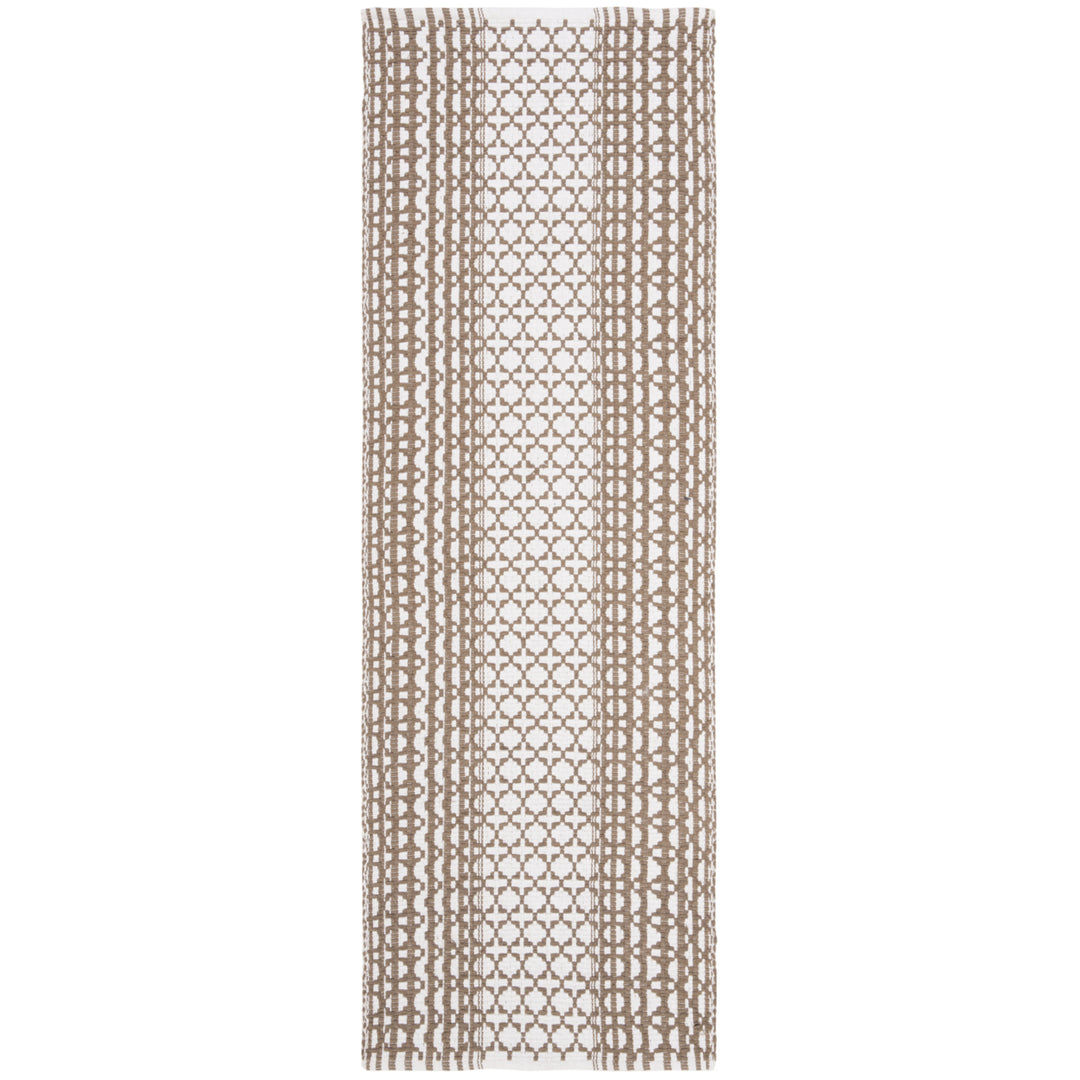 SAFAVIEH Montauk MTK617E Handwoven Taupe / Ivory Rug Image 3