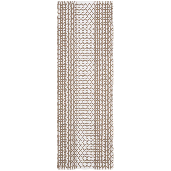 SAFAVIEH Montauk MTK617E Handwoven Taupe / Ivory Rug Image 3