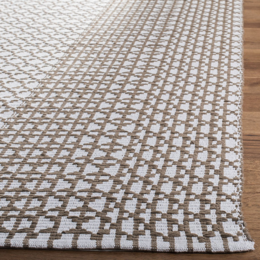 SAFAVIEH Montauk MTK617E Handwoven Taupe / Ivory Rug Image 4