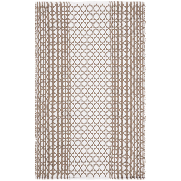 SAFAVIEH Montauk MTK617E Handwoven Taupe / Ivory Rug Image 5