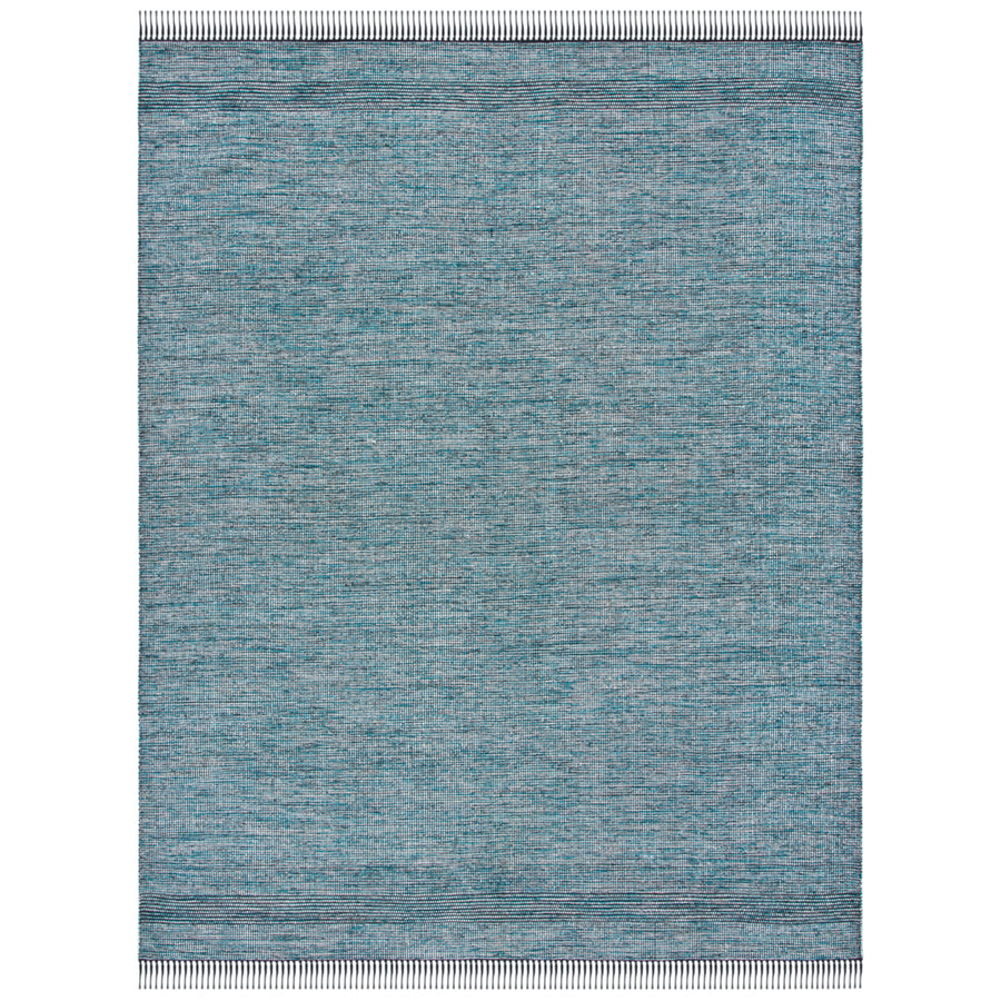 SAFAVIEH Montauk MTK620K Handwoven Turquoise / Black Rug Image 1