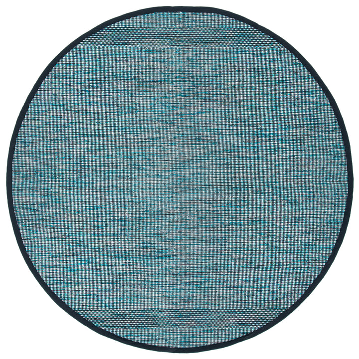 SAFAVIEH Montauk MTK620K Handwoven Turquoise / Black Rug Image 4