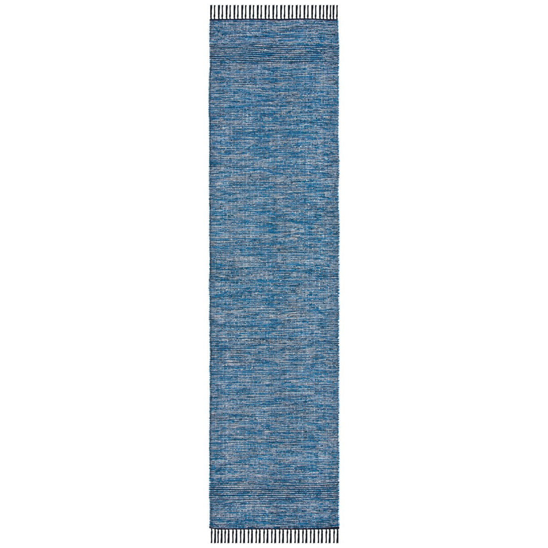 SAFAVIEH Montauk MTK620M Handwoven Blue / Black Rug Image 5