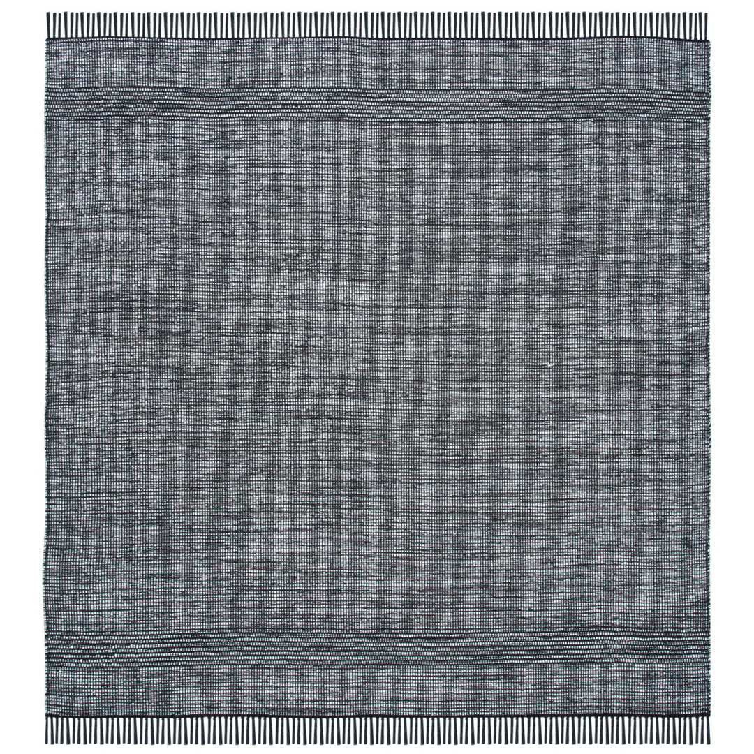 SAFAVIEH Montauk MTK620H Handwoven Charcoal / Black Rug Image 1