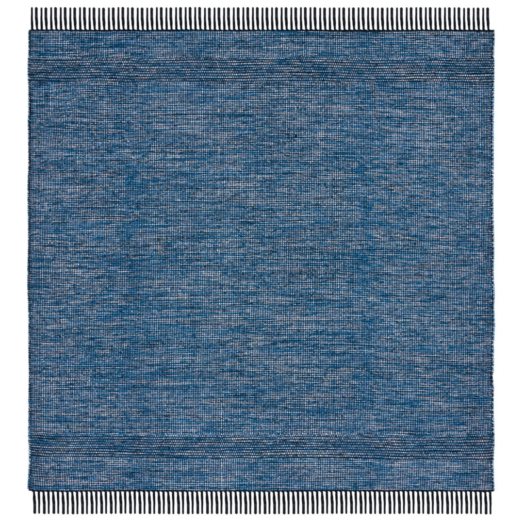 SAFAVIEH Montauk MTK620M Handwoven Blue / Black Rug Image 1