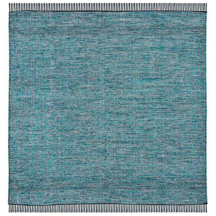 SAFAVIEH Montauk MTK620K Handwoven Turquoise / Black Rug Image 6