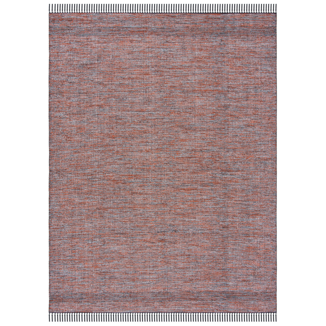 SAFAVIEH Montauk MTK620P Handwoven Orange / Black Rug Image 1