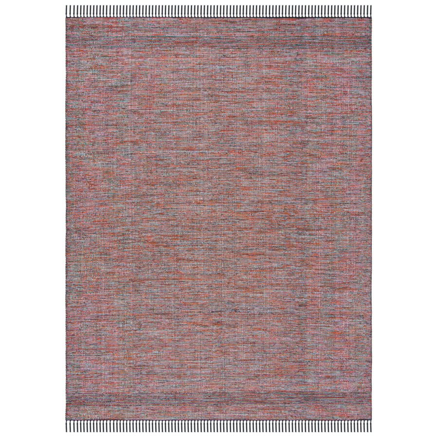 SAFAVIEH Montauk MTK620P Handwoven Orange / Black Rug Image 1