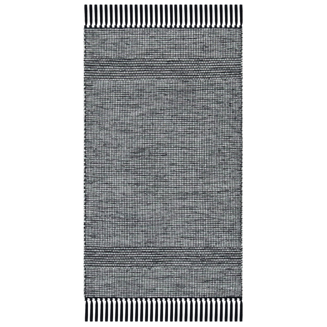 SAFAVIEH Montauk MTK620Y Light Green / Black Rug Image 1