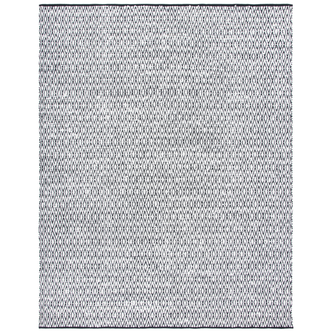 SAFAVIEH Montauk MTK621A Handwoven Ivory / Black Rug Image 1