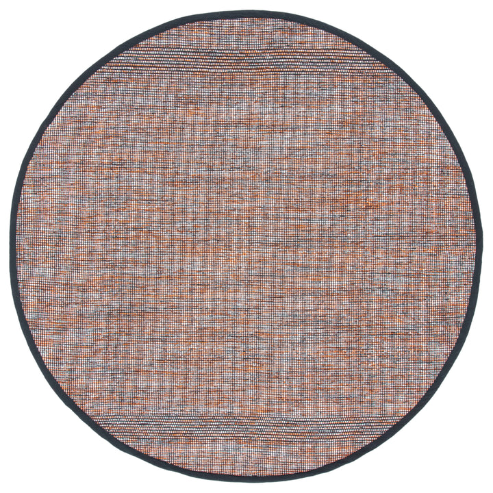 SAFAVIEH Montauk MTK620P Handwoven Orange / Black Rug Image 4