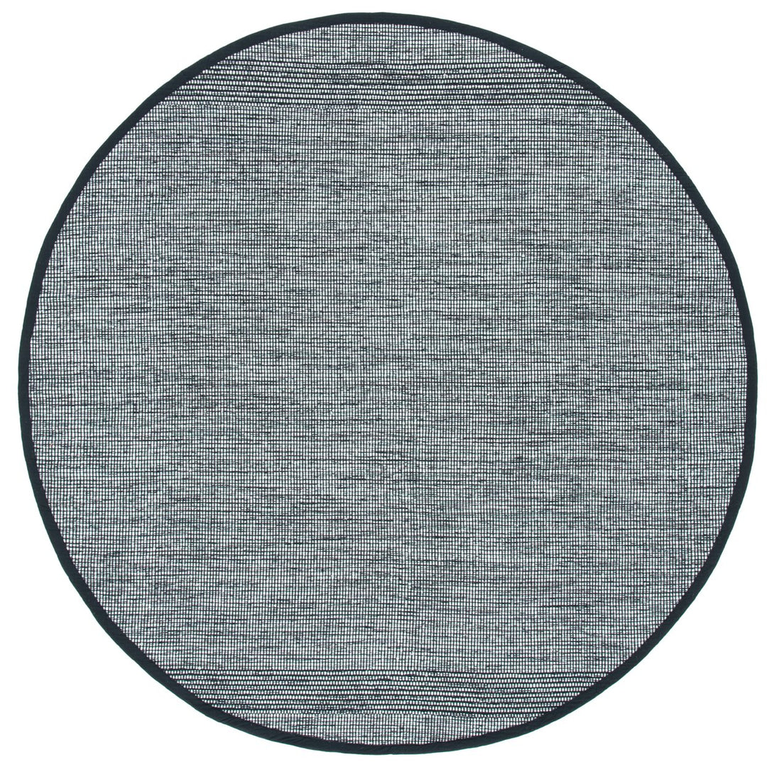 SAFAVIEH Montauk MTK620Y Light Green / Black Rug Image 1