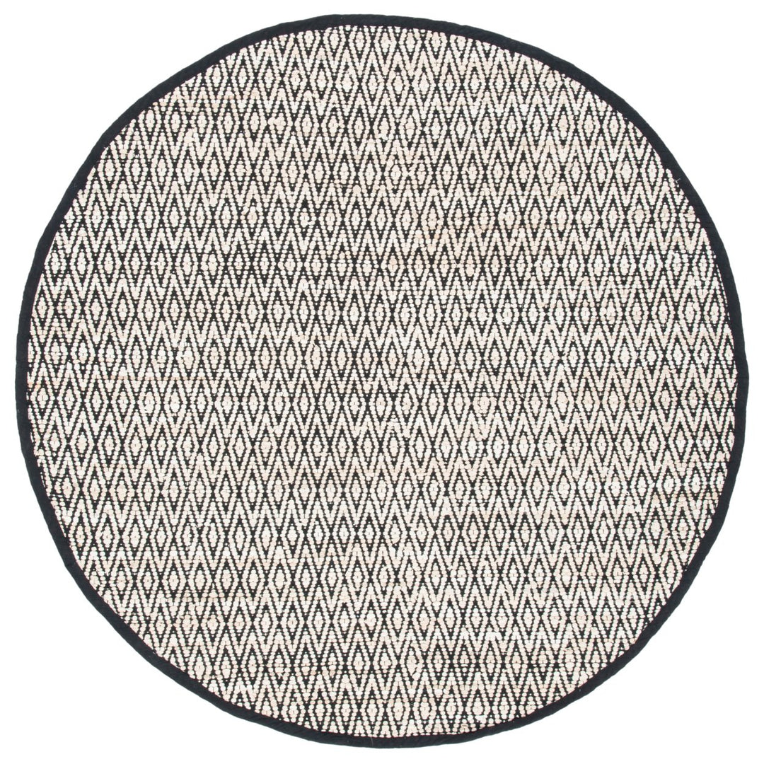 SAFAVIEH Montauk MTK621B Handwoven Beige / Black Rug Image 1