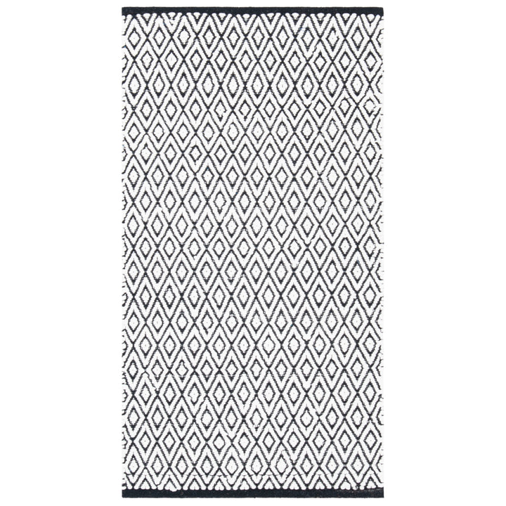 SAFAVIEH Montauk MTK621A Handwoven Ivory / Black Rug Image 10