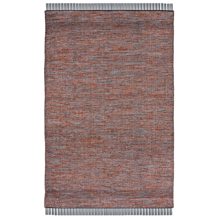 SAFAVIEH Montauk MTK620P Handwoven Orange / Black Rug Image 11