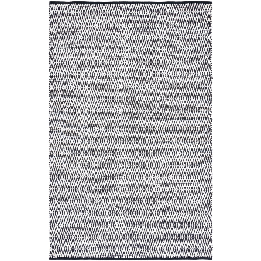 SAFAVIEH Montauk MTK621A Handwoven Ivory / Black Rug Image 11