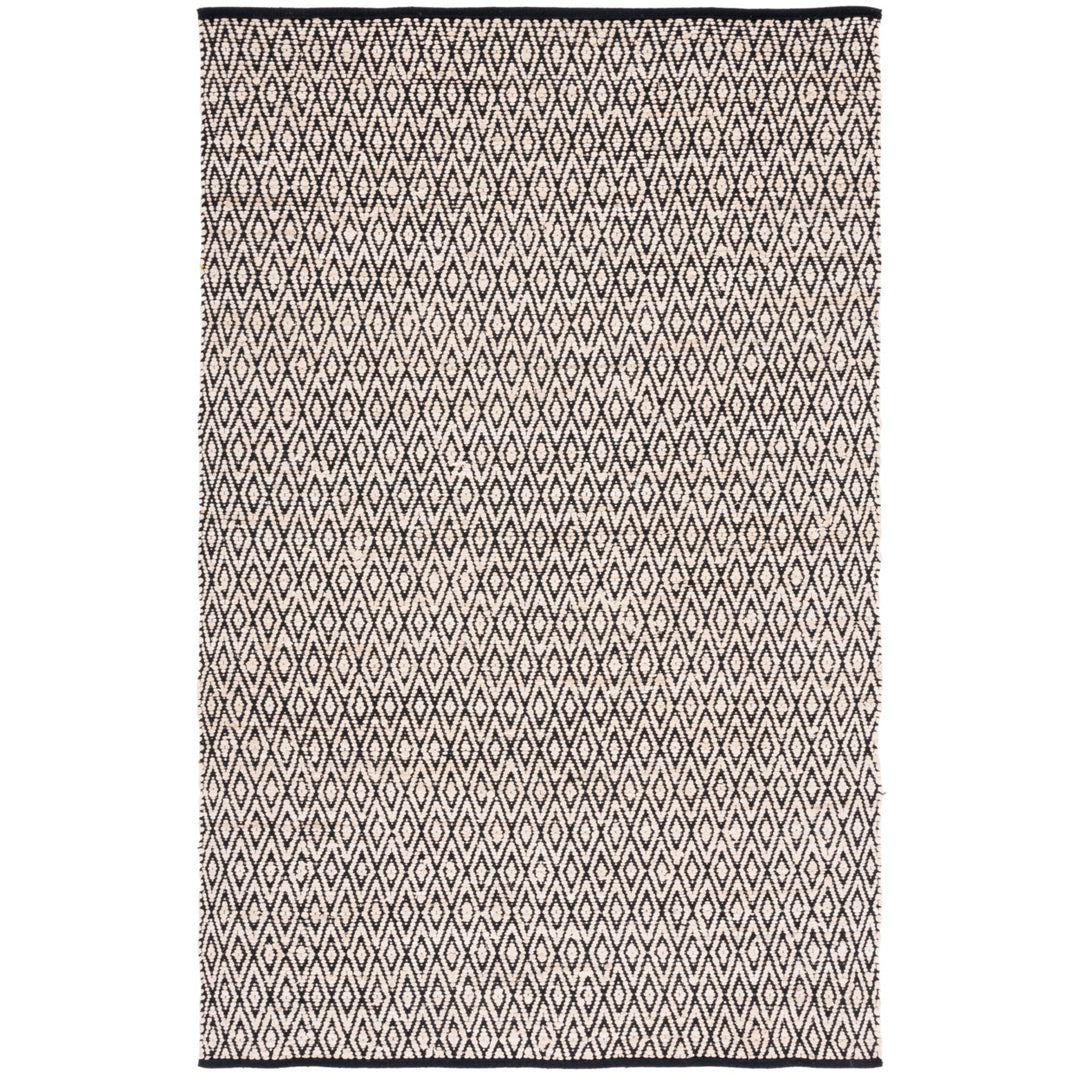 SAFAVIEH Montauk MTK621B Handwoven Beige / Black Rug Image 11