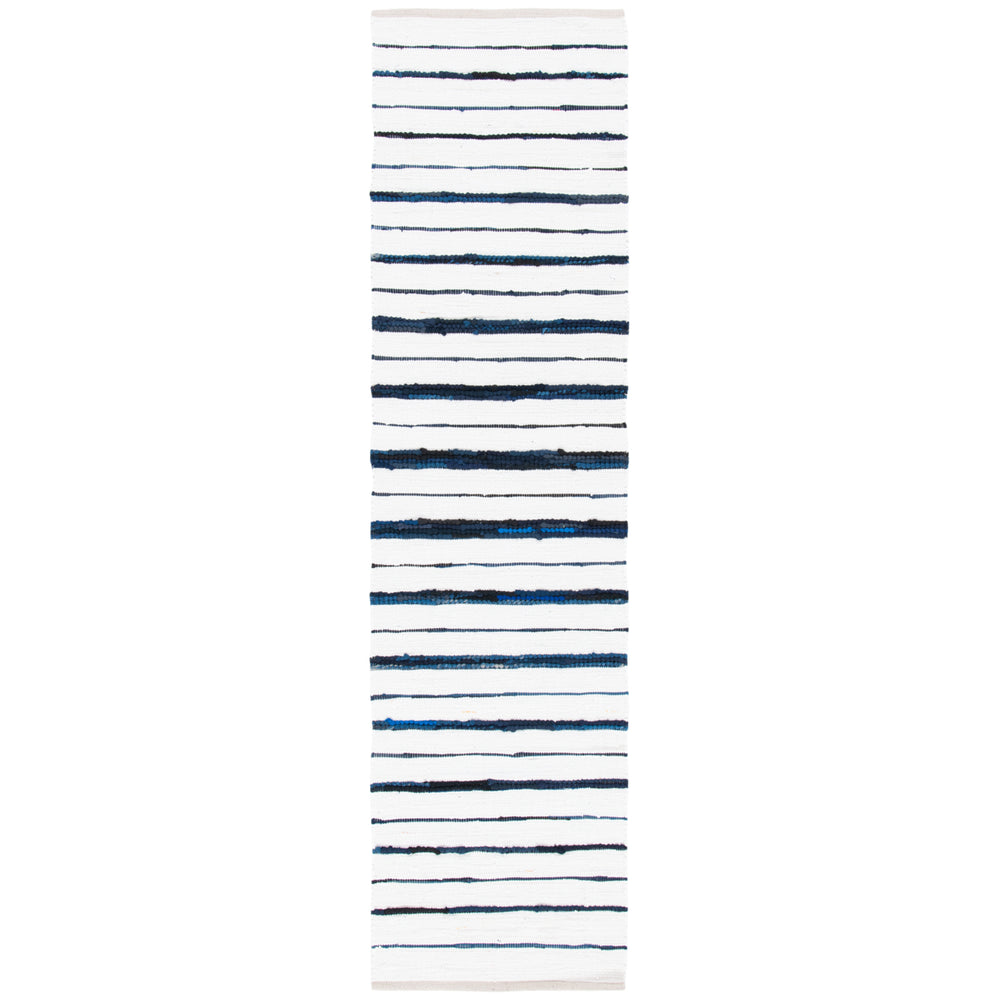 SAFAVIEH Montauk MTK623N Handwoven Navy / Ivory Rug Image 2