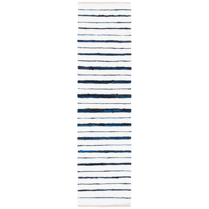 SAFAVIEH Montauk MTK623N Handwoven Navy / Ivory Rug Image 2