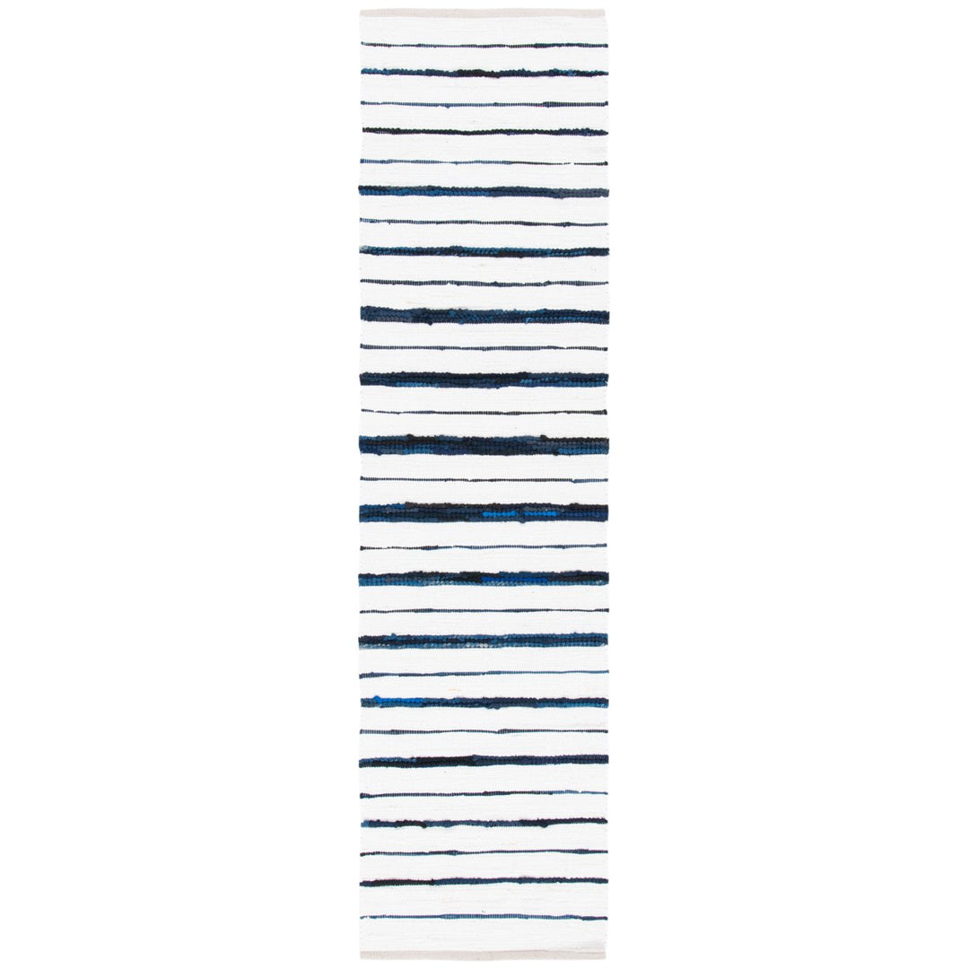 SAFAVIEH Montauk MTK623N Handwoven Navy / Ivory Rug Image 1