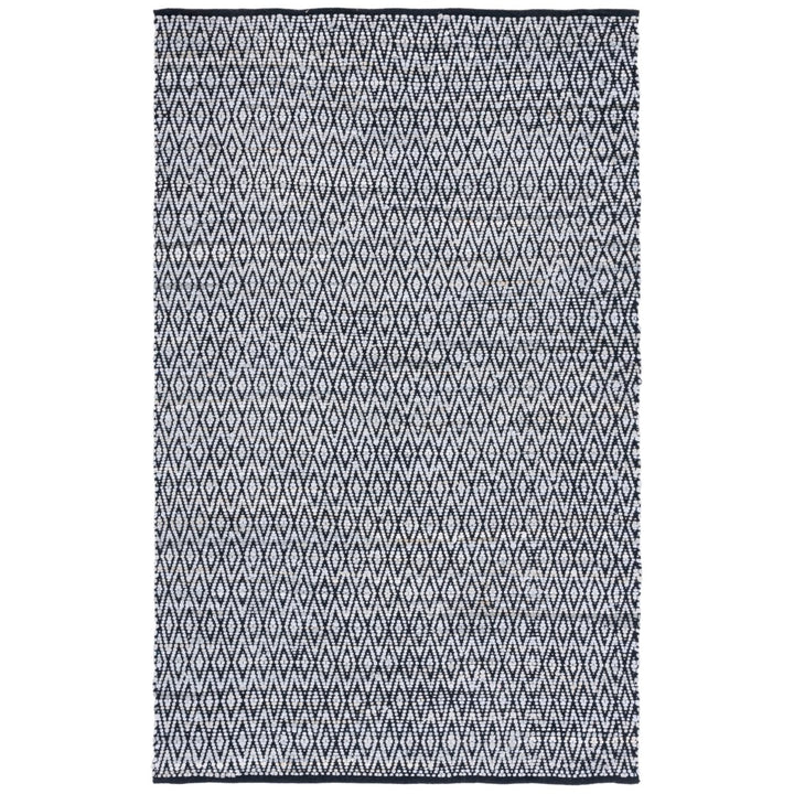 SAFAVIEH Montauk MTK621F Handwoven Grey / Black Rug Image 1