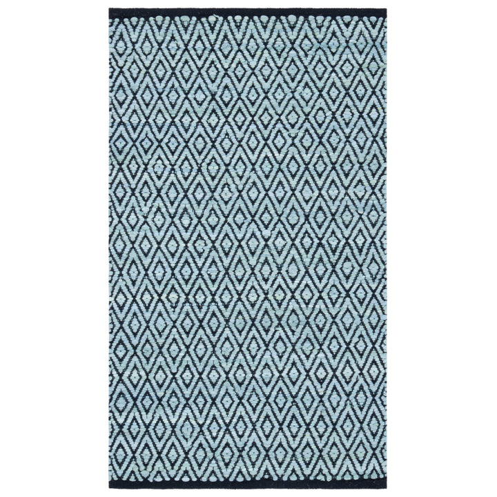 SAFAVIEH Montauk MTK621Y Handwoven Green / Black Rug Image 10