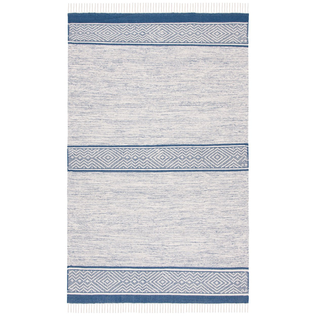 SAFAVIEH Montauk MTK651N Handmade Ivory / Navy Rug Image 1