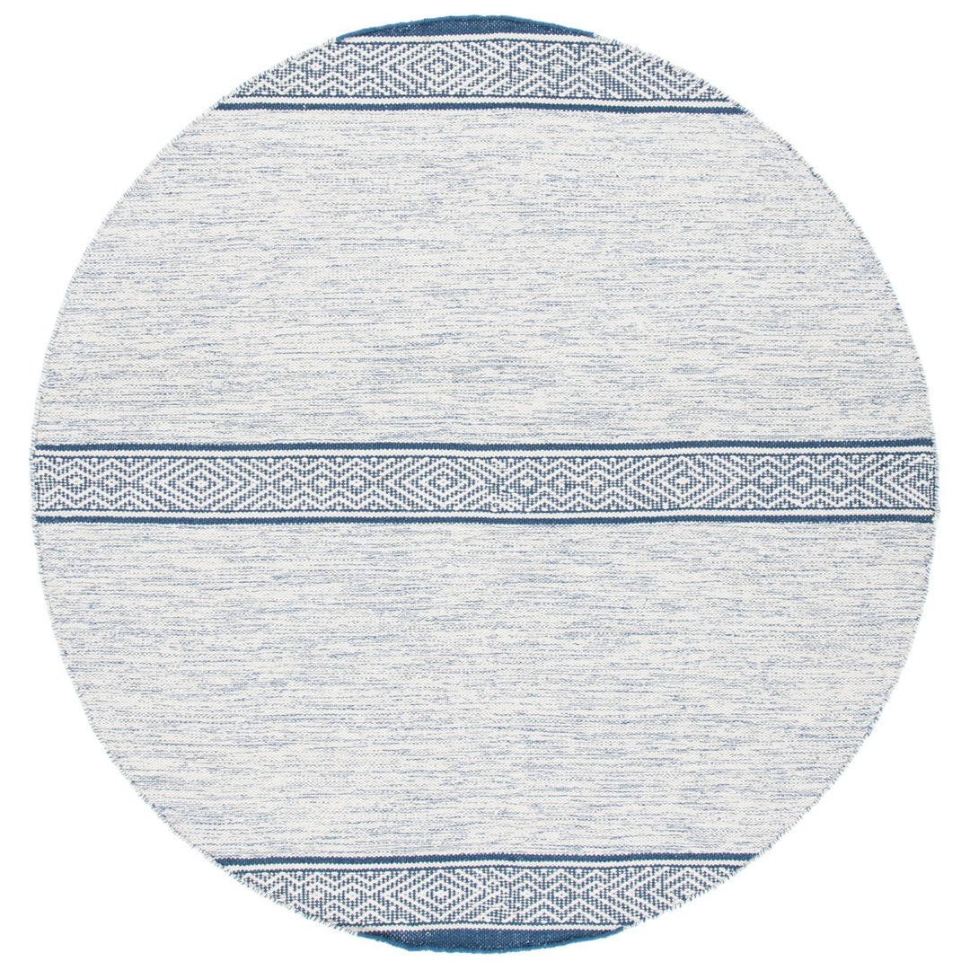 SAFAVIEH Montauk MTK651N Handmade Ivory / Navy Rug Image 1