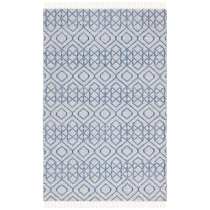 SAFAVIEH Montauk MTK652N Handmade Navy / Beige Rug Image 1