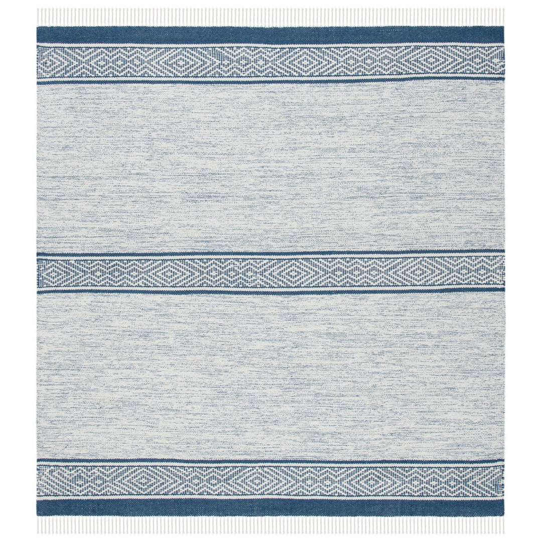 SAFAVIEH Montauk MTK651N Handmade Ivory / Navy Rug Image 1