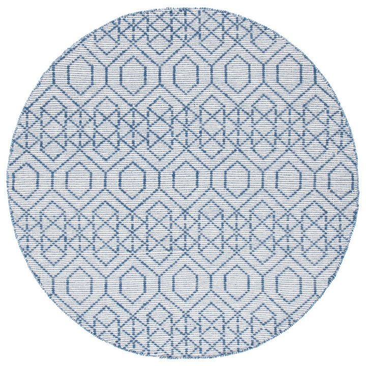 SAFAVIEH Montauk MTK652N Handmade Navy / Beige Rug Image 1