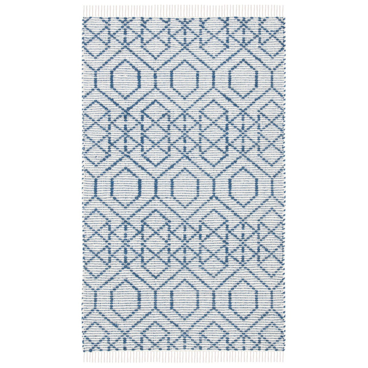 SAFAVIEH Montauk MTK652N Handmade Navy / Beige Rug Image 9