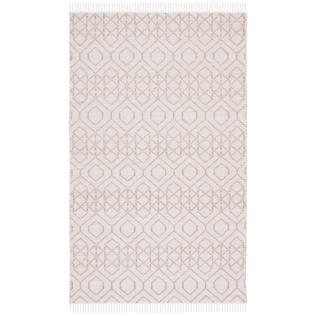 SAFAVIEH Montauk MTK652T Handmade Brown / Beige Rug Image 1