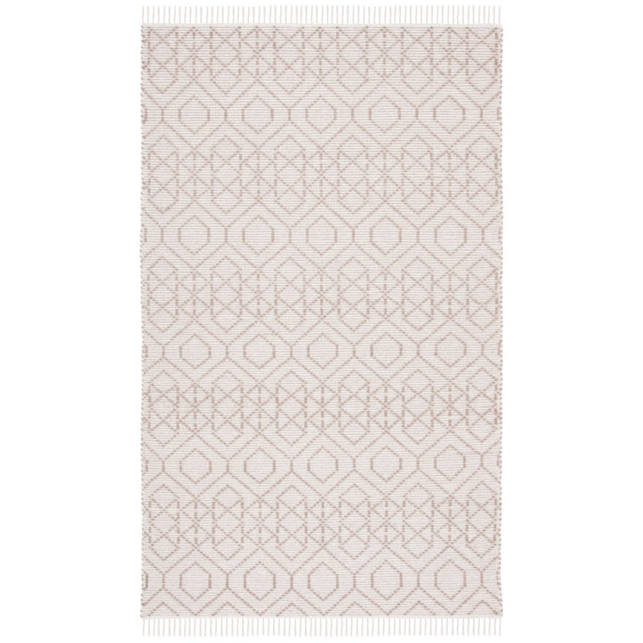 SAFAVIEH Montauk MTK652T Handmade Brown / Beige Rug Image 1